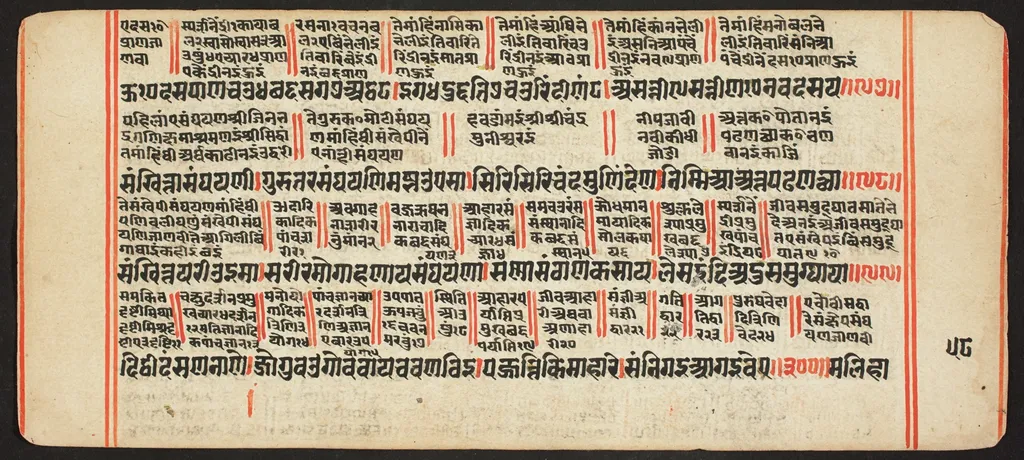 Tantric Manuscript, "Sangrahani Sutra", by Unknown, unspecified