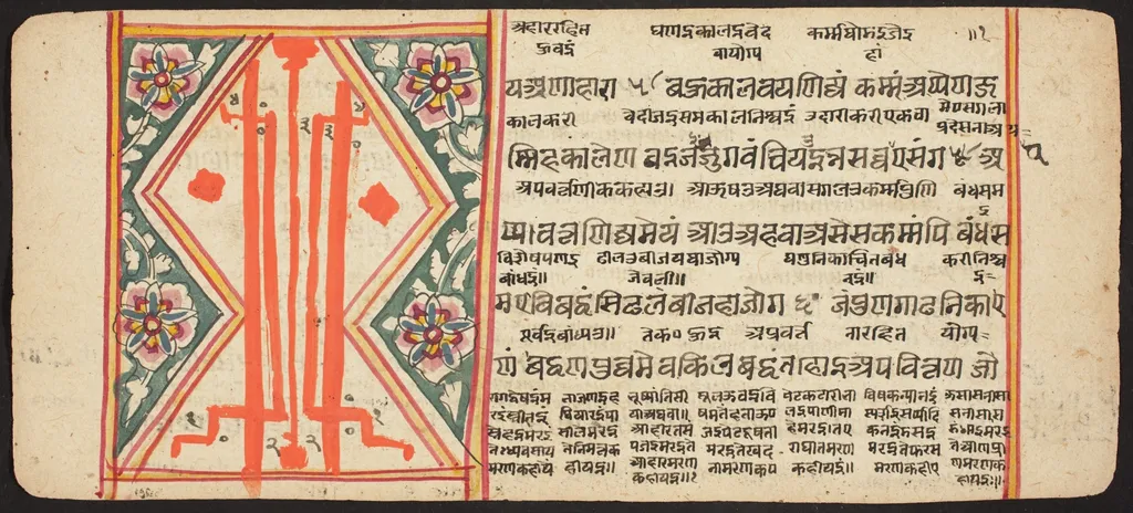Tantric Manuscript "Sangrahani Sutra", by Unknown, unspecified