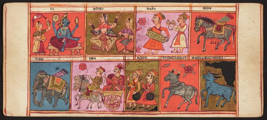 Tantric Manuscript, "Sangrahani Sutra", by Unknown