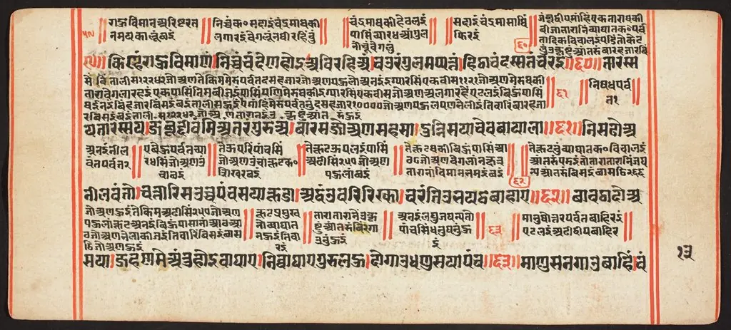 Tantric Manuscript, "Sangrahani Sutra", by Unknown