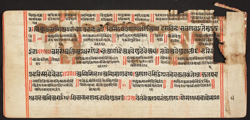 Tantric Manuscript, "Sangrahani Sutra", by Unknown, unspecified