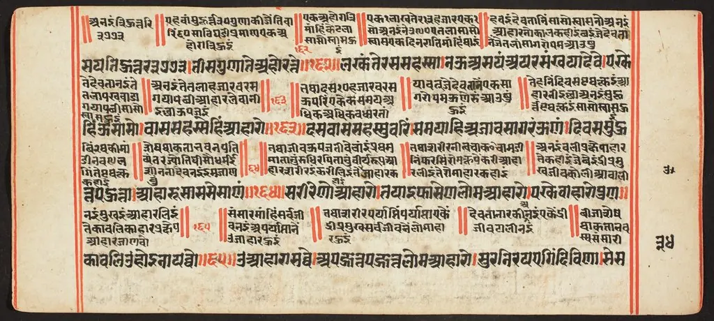 Tantric Manuscript, "Sangrahani Sutra", by Unknown