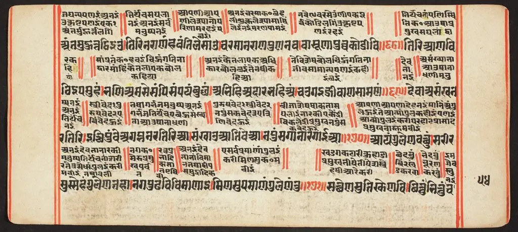 Tantric Manuscript, "Sangrahani Sutra", by Unknown