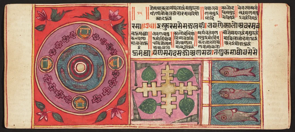 Tantric Manuscript, "Sangrahani Sutra", by Unknown, unspecified