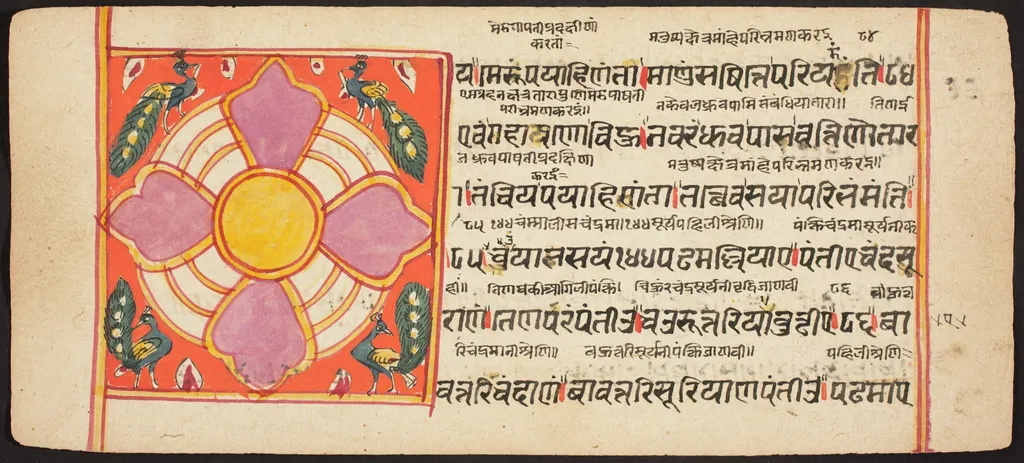 Tantric Manuscript "Sangrahani Sutra", by Unknown, unspecified