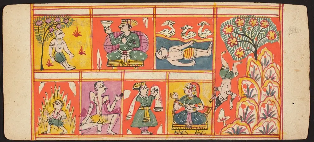 Tantric Manuscript "Sangrahani Sutra", by Unknown