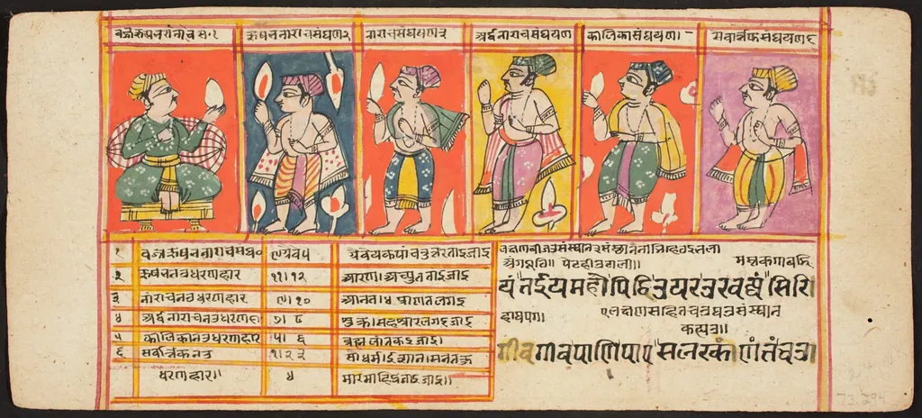 Tantric Manuscript "Sangrahani Sutra", by Unknown, unspecified