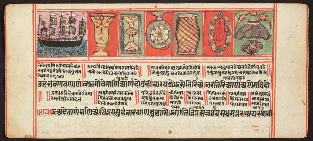 Tantric Manuscript, "Sangrahani Sutra", by Unknown