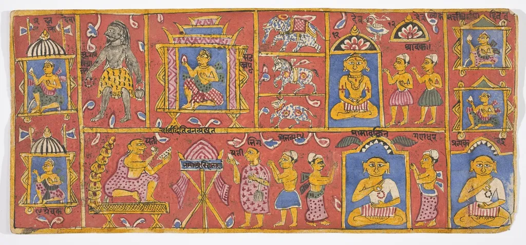 Tantric Manuscript "Sangrahani Sutra", by Unknown, unspecified