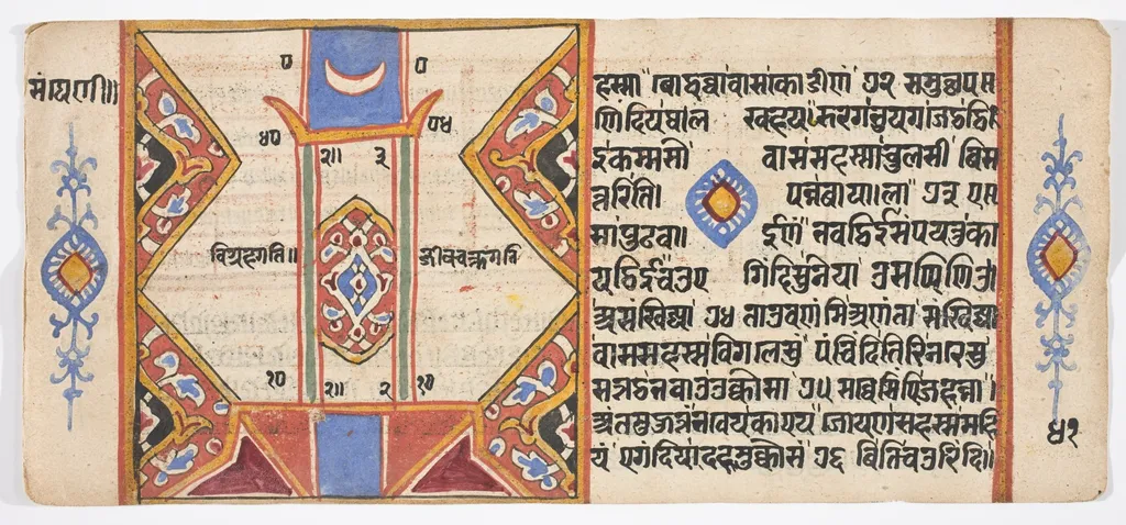 Tantric Manuscript "Sangrahani Sutra", by Unknown, unspecified