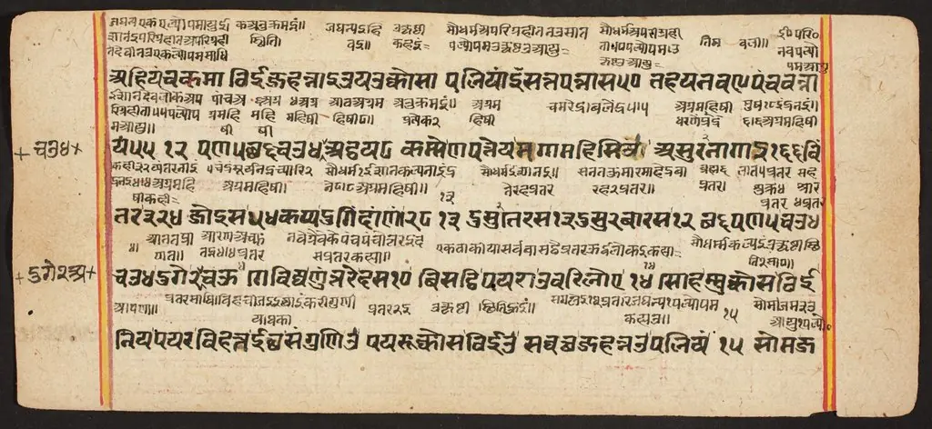 Tantric Manuscript "Sangrahani Sutra", by Unknown