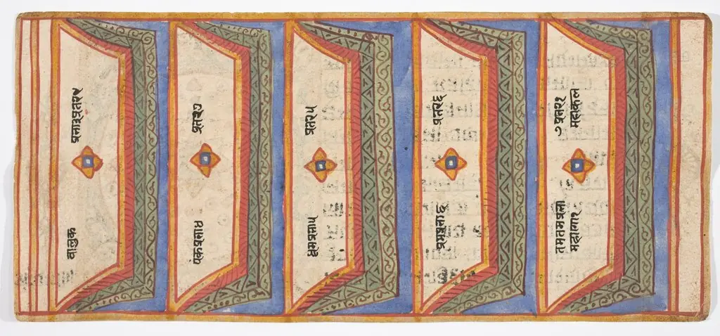 Tantric Manuscript "Sangrahani Sutra", by Unknown