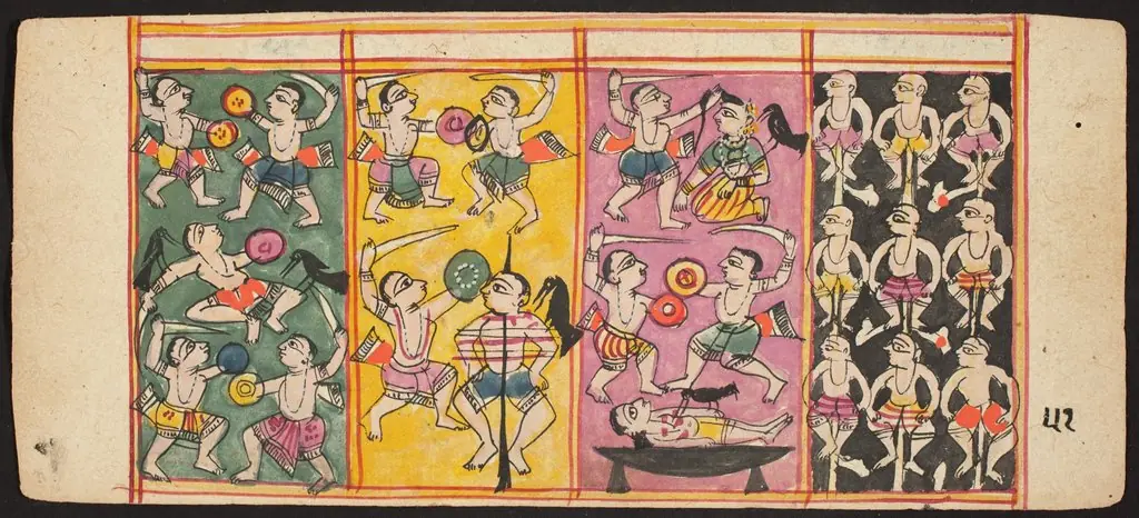 Tantric Manuscript "Sangrahani Sutra", by Unknown