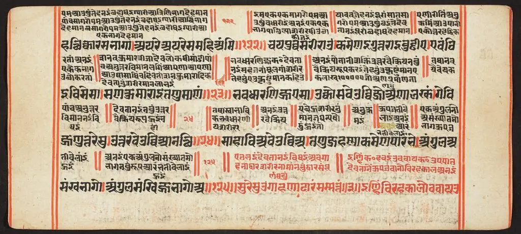 Tantric Manuscript, "Sangrahani Sutra", by Unknown
