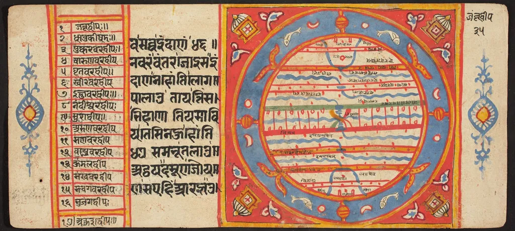 Tantric Manuscript "Sangrahani Sutra", by Unknown, unspecified