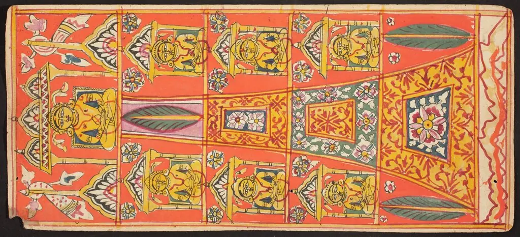 Tantric Manuscript "Sangrahani Sutra", by Unknown