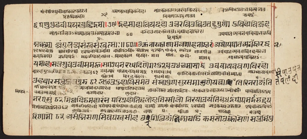Tantric Manuscript "Sangrahani Sutra", by Unknown, unspecified