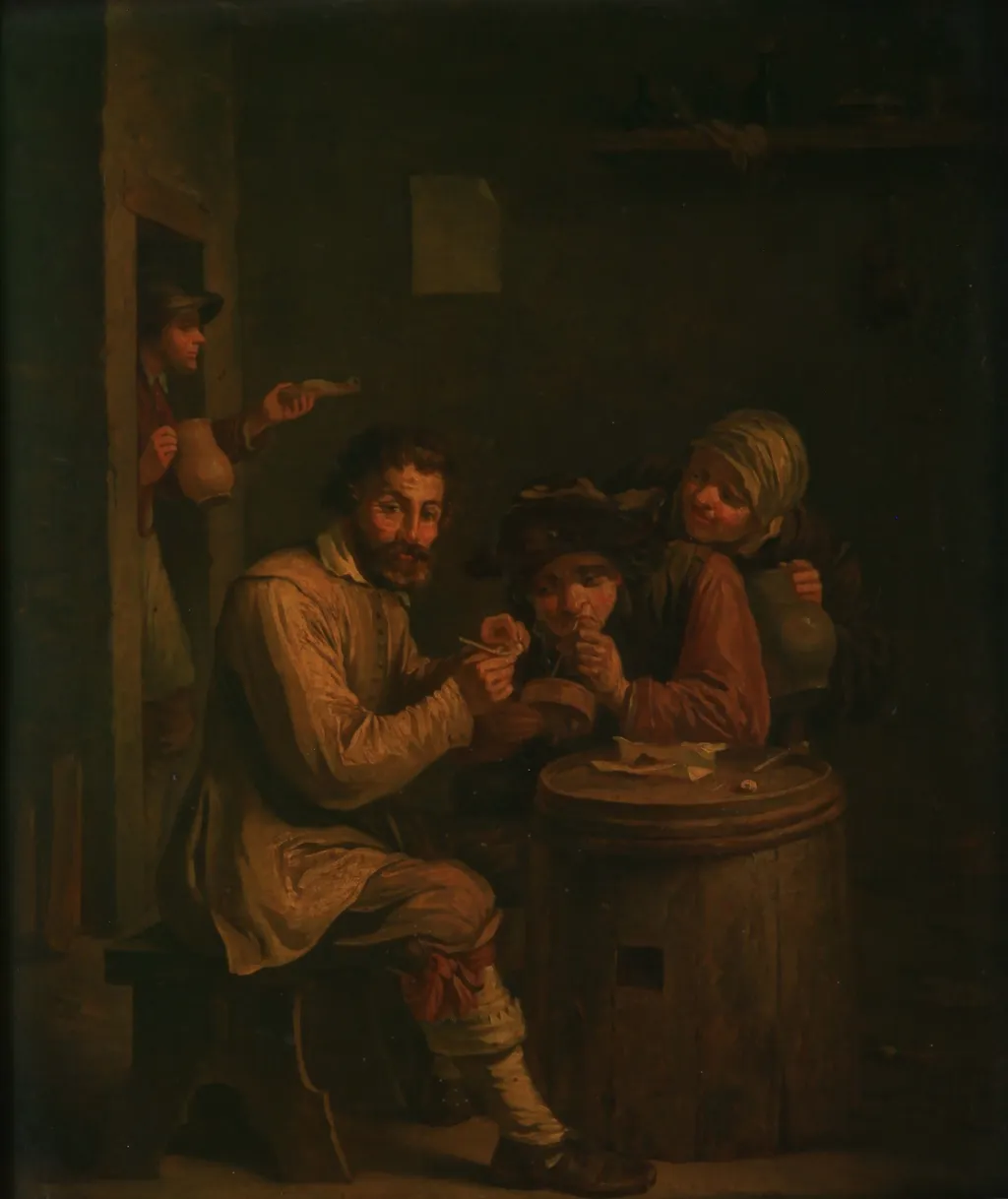Tavern interior, by Unknown, unspecified