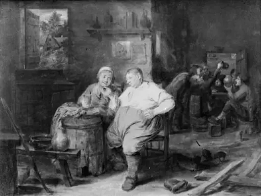 Tavern Scene, by Unknown