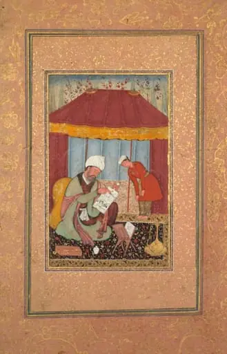 Teacher with his Pupil, by Unknown