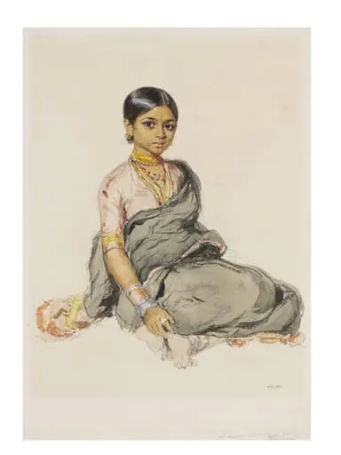 Telingi Girl named Perou from the Madras Region, by Unknown