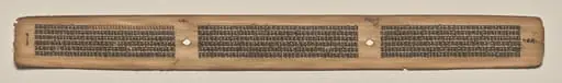 Text, folio 155 (verso), from a Manuscript of the Perfection of Wisdom in Eight Thousand Lines (Ashtasahasrika Prajnaparamita-sutra), by Unknown