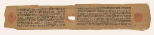 Text, folio 22 (verso) from a Yoga-shastra of Hemachandra, by Unknown