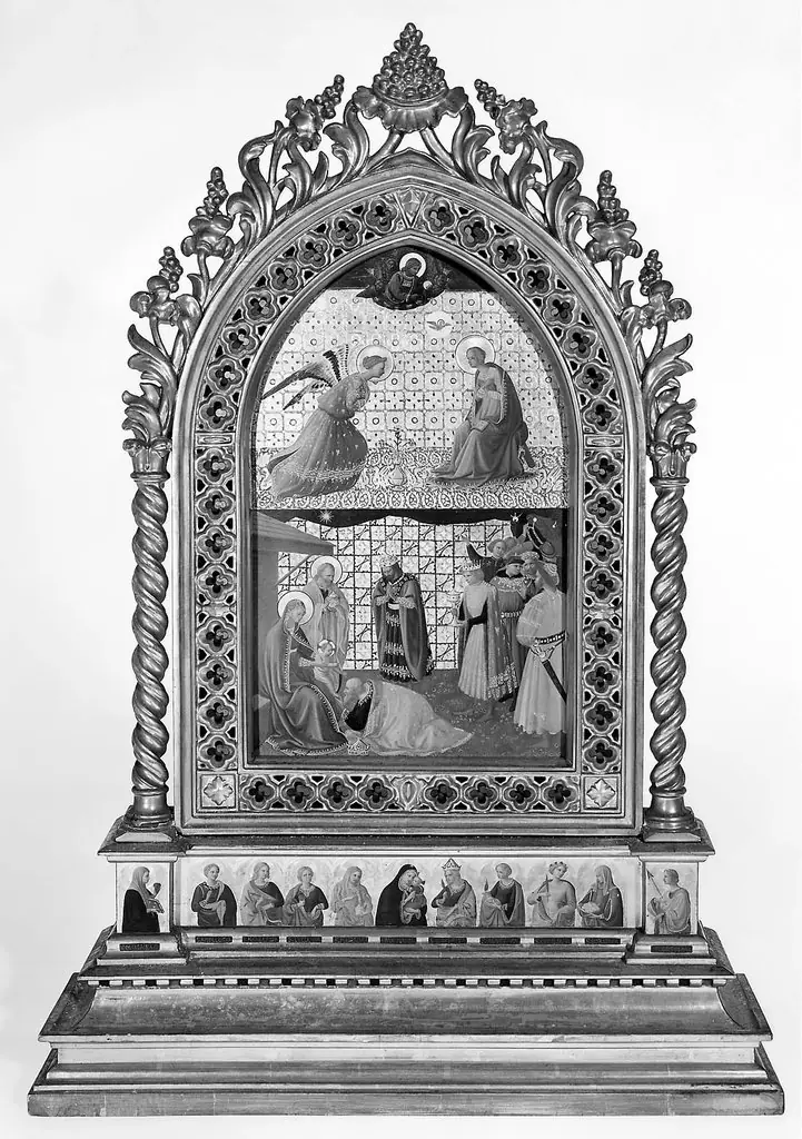 The Adoration of the Kings and the Annunciation, by Unknown