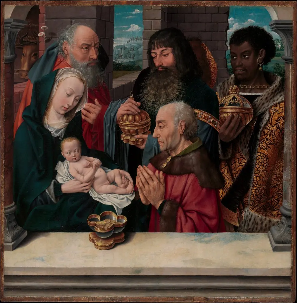 The Adoration of the Magi, by Unknown, 1500