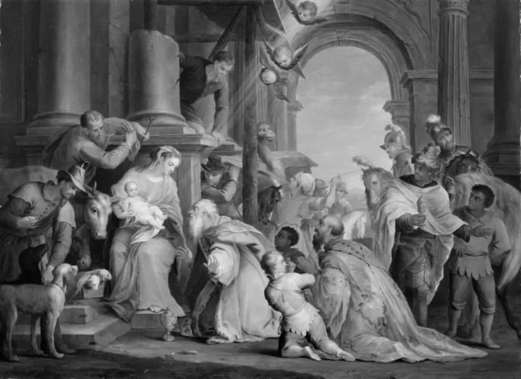 The Adoration of the Magi, by Unknown, 1750