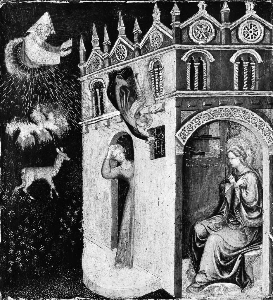 The Annunciation, by Unknown, 1500
