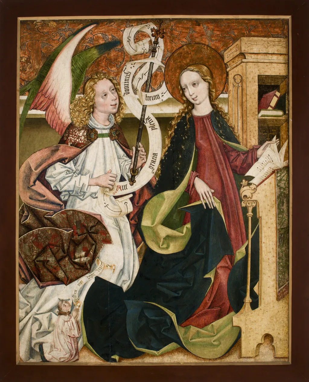 The Annunciation from the Church in Cięcina, by Unknown, unspecified, 1496