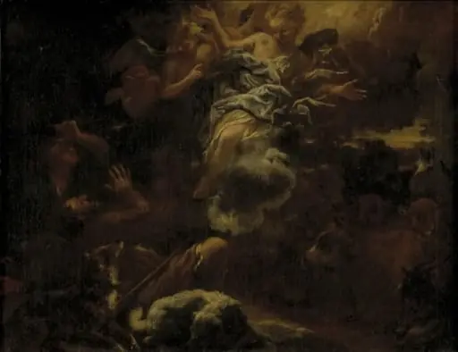 The Annunciation to the Shepherds, by Unknown