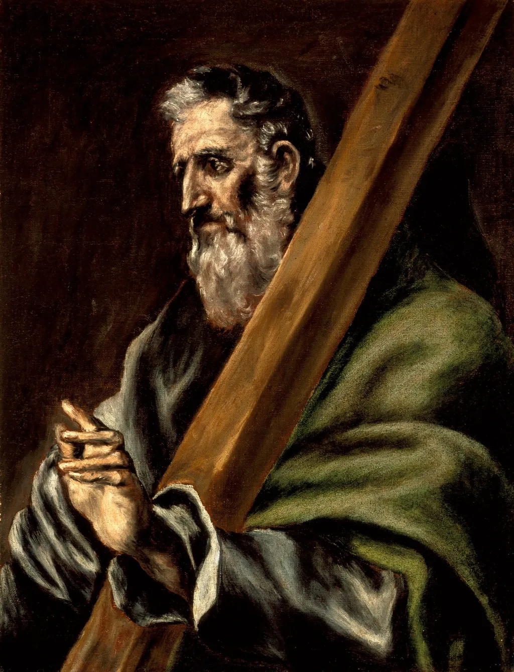 The Apostle St. Andrew, by Unknown, oil, 1600
