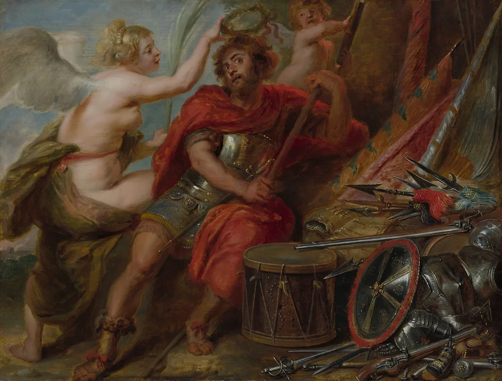 The Apotheosis of the Hero, by Unknown, unspecified, 1635