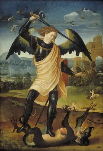 The Archangel Michael with the Dragon, by Unknown