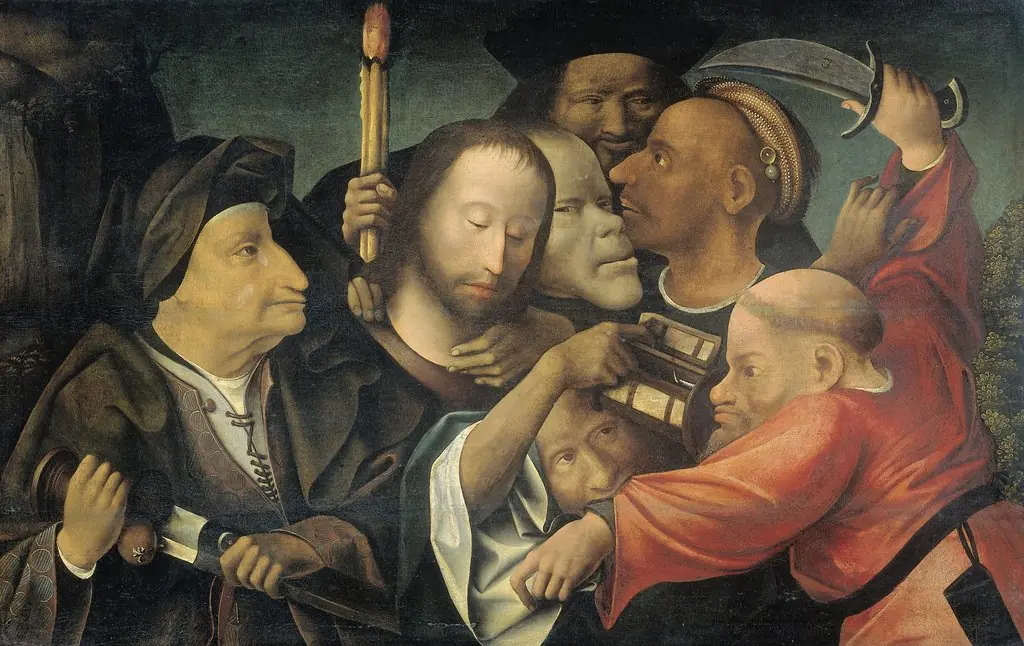 The arrest of Christ, by Unknown, 1530