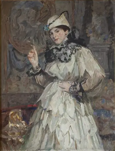 The Artist’s Daughter in Fancy Dress, by Unknown