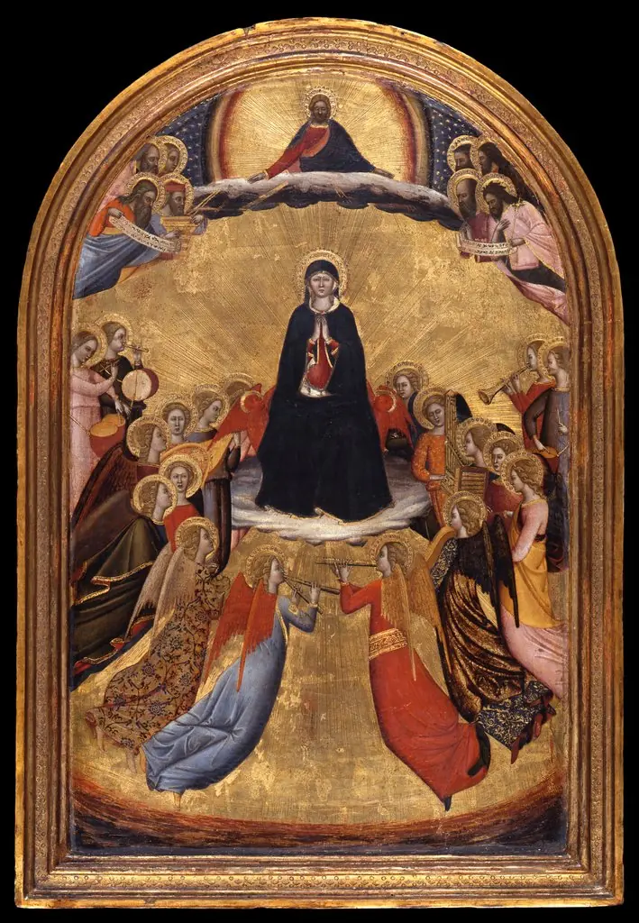 The ascension of Mary, by Unknown