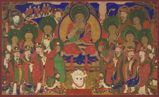 The Assembly of Tejaprabha Buddha, by Unknown