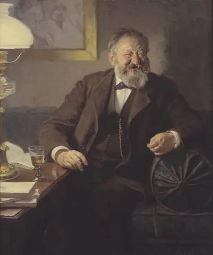 The Author Sophus Schandorph, by Unknown