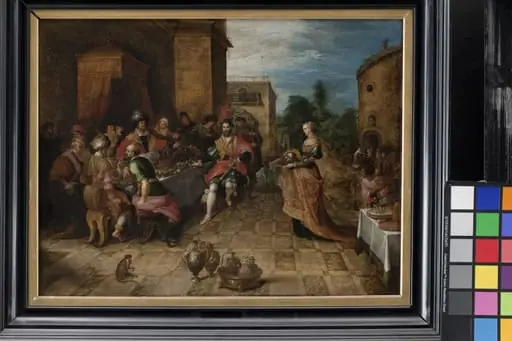 The Banquet of Herod. Salome Presents the Head of John the Baptist, by Unknown