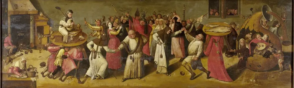 The battle between Carnival and Lent, by Unknown
