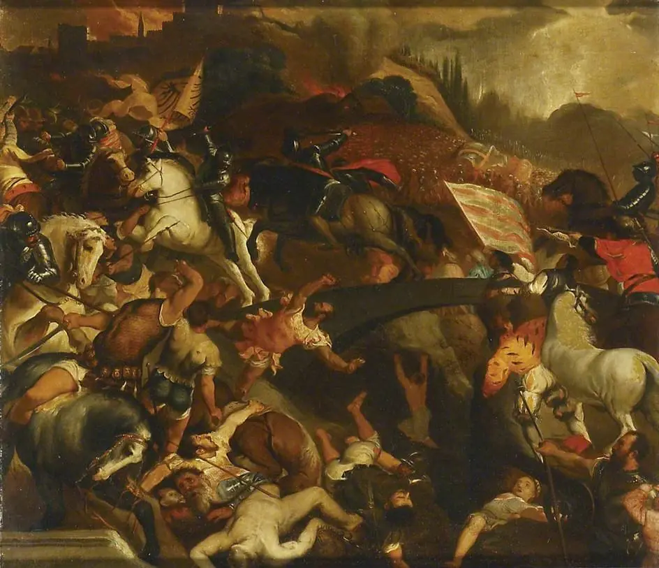 The Battle of Cadore, by Unknown