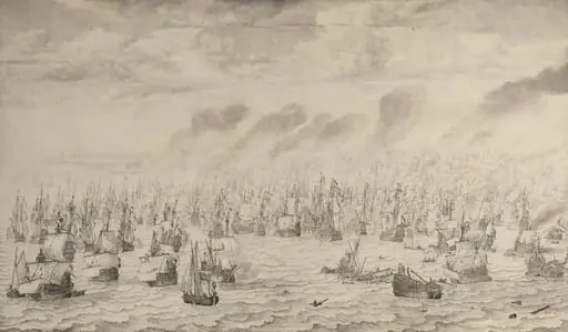The Battle of Terheide, by Unknown