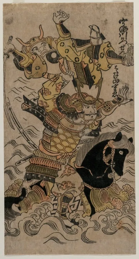 The Battle of the Uji River, by Unknown, 1730