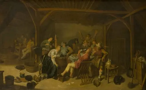 The Bean King is Drinking, by Unknown