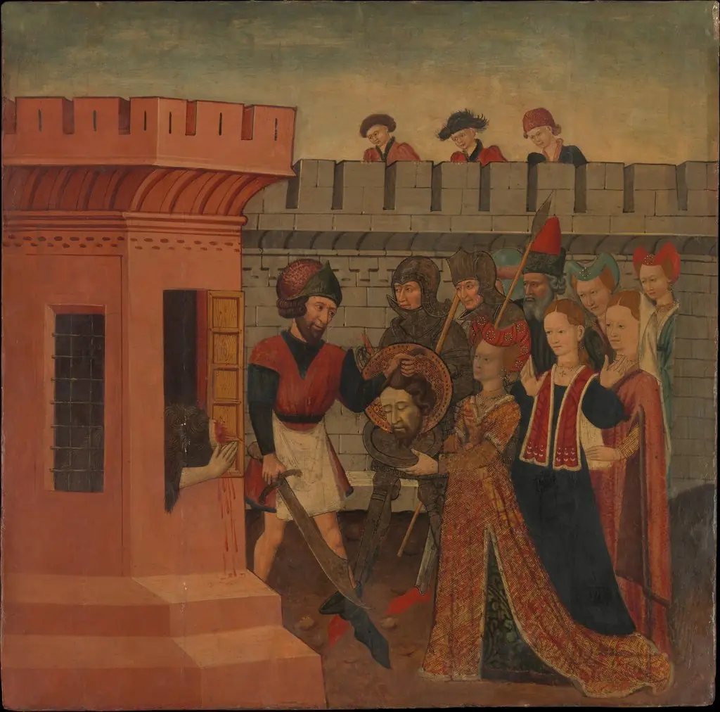 The Beheading of Saint John the Baptist, by Unknown, 1500