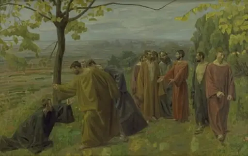 The Blind Man at the Wayside Implores Jesus to Show Mercy, by Unknown