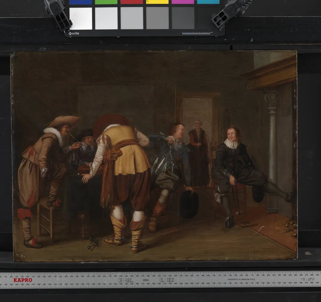 The Board Game Players, by Unknown, 1629